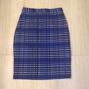 Banana Republic jacquard pencil skirt
